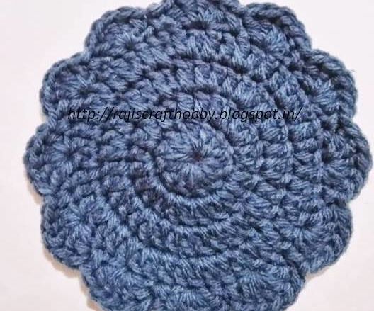 Flower Crochet Coaster