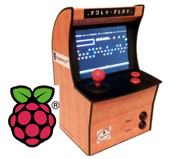 Raspberry Pi-based Mini Arcade Cabinet