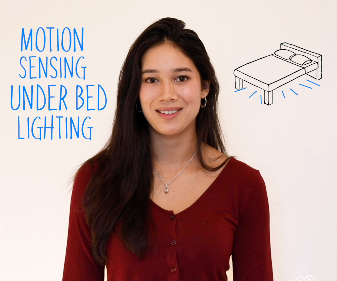 Motion Sensing Under Bed Lighting