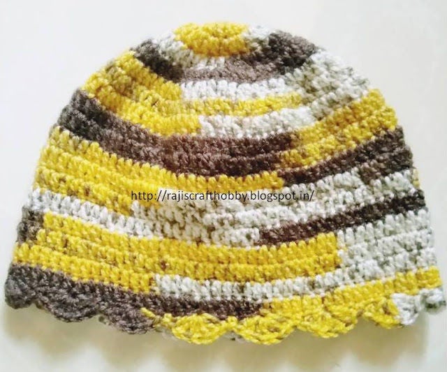 Toddler Shell Stitch Border Cap 