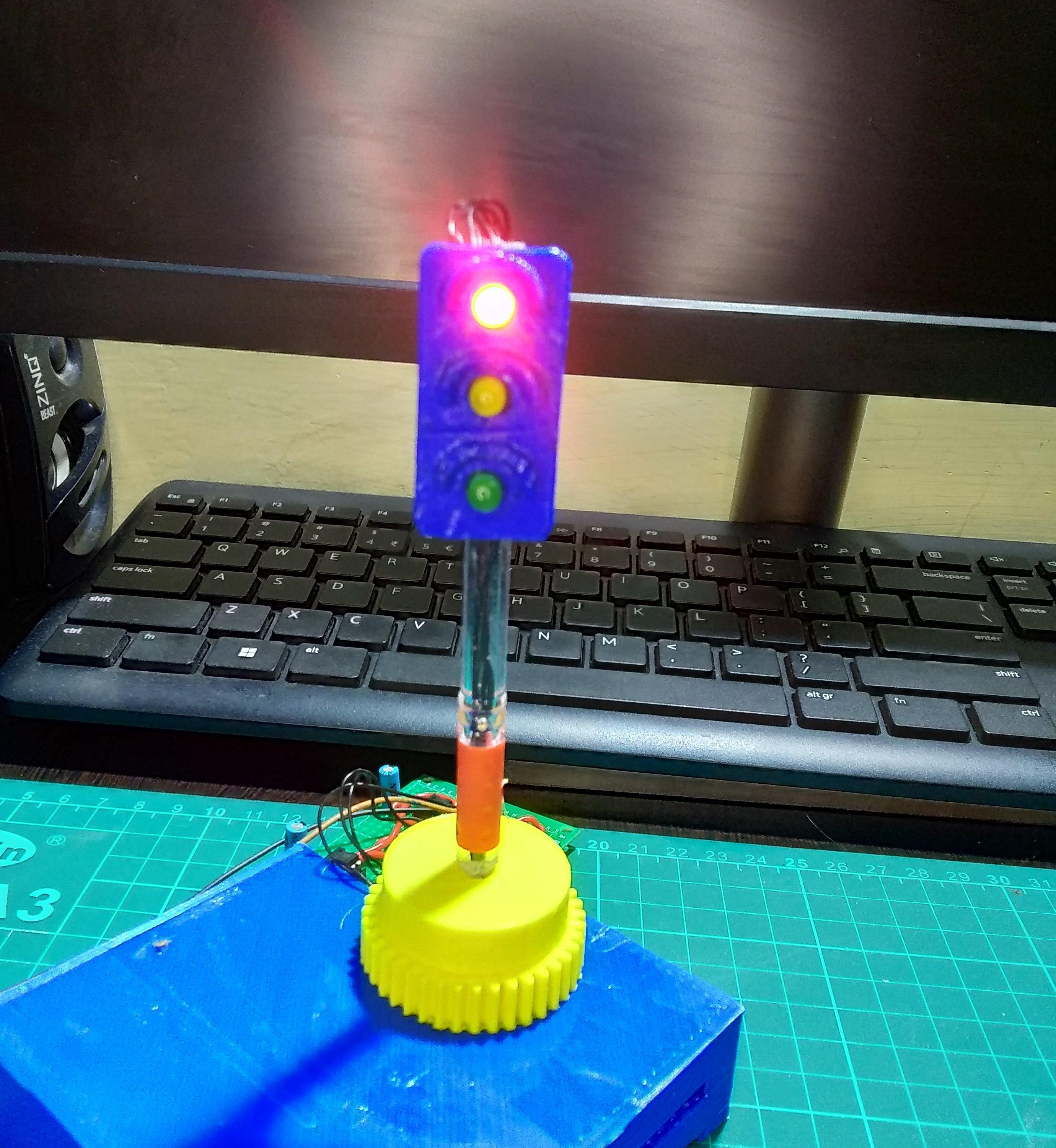 Print, Light, Stop: a Mini 3D Printed Traffic Signal
