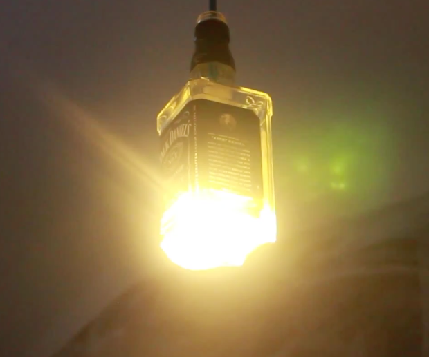 How to Make a Whiskey Bottle Lamp