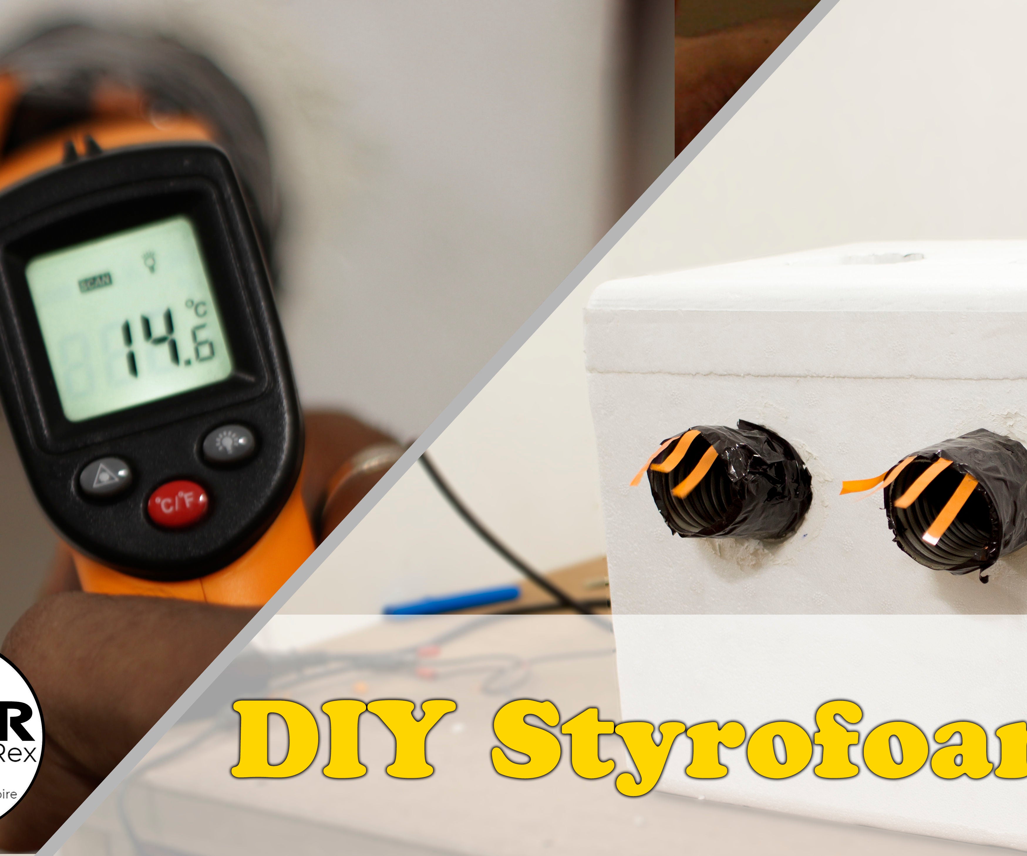 DIY Portable Styrofoam Air Conditioner 