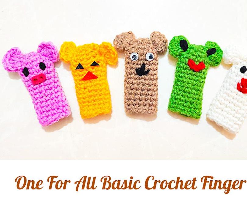 One for All Basic Crochet Finger Puppet Pattern