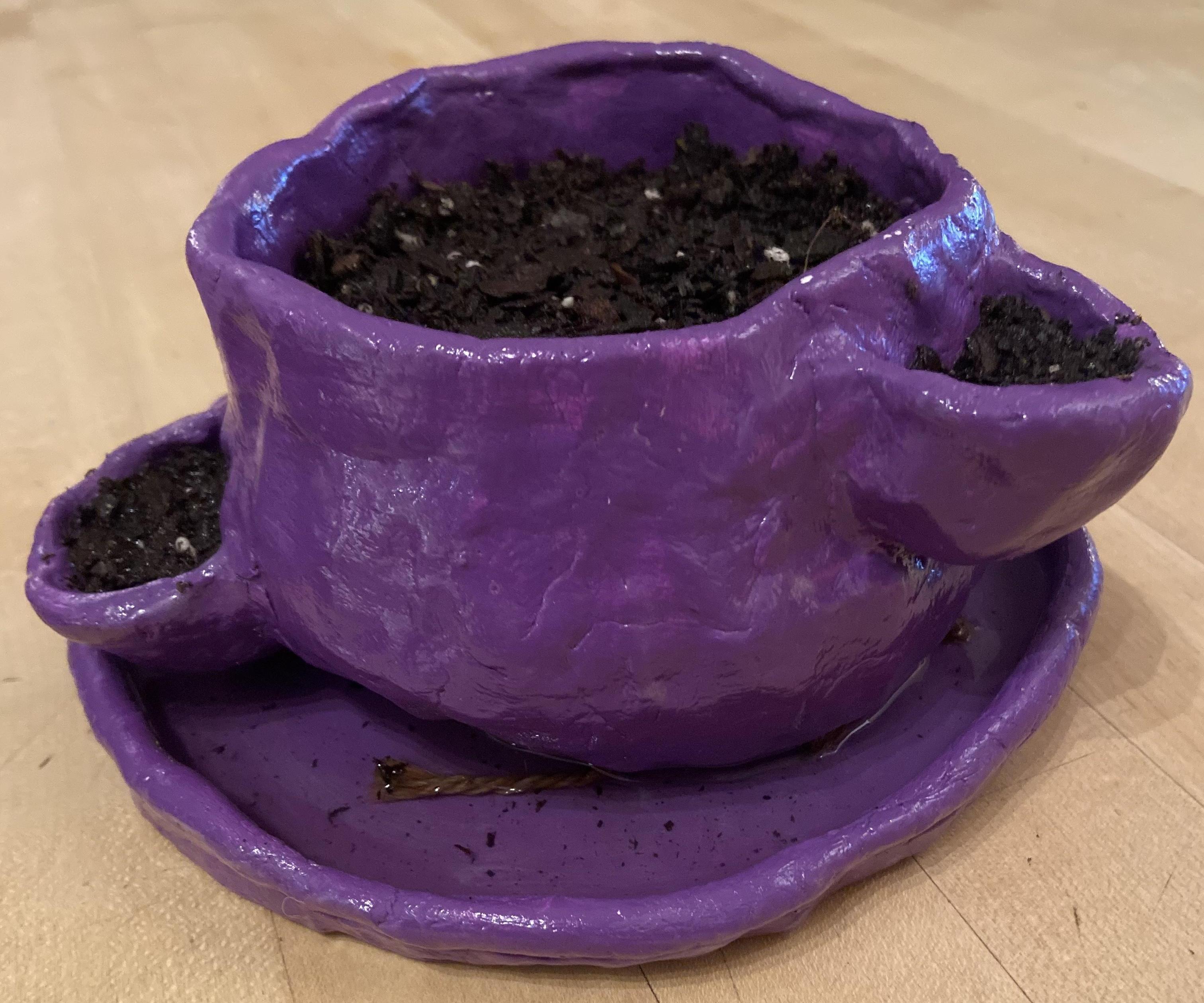 Make a Mini Strawberry Pot Planter With Air Dry Clay