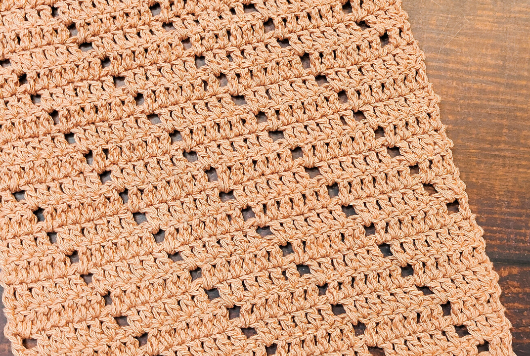 Easy and Simple Filet Crochet Table Runner