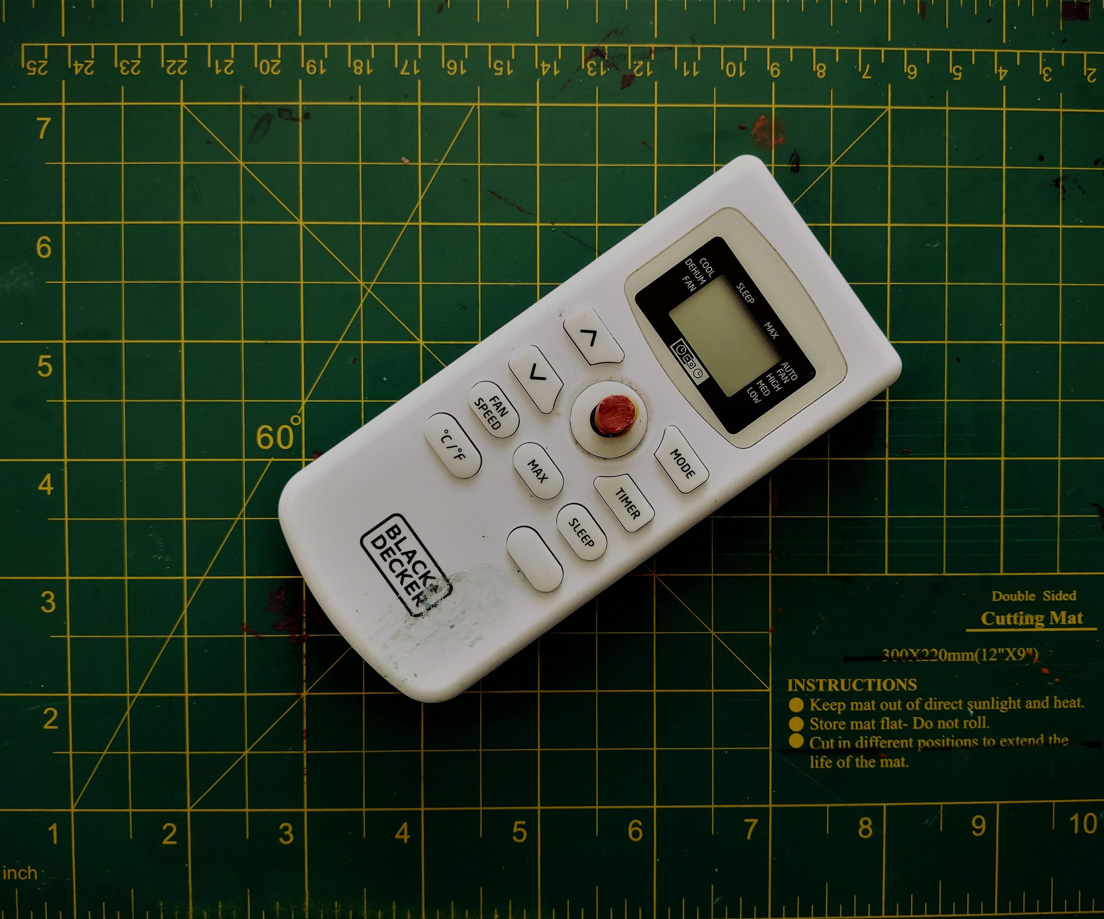 Automating an Air Conditioner Remote Control