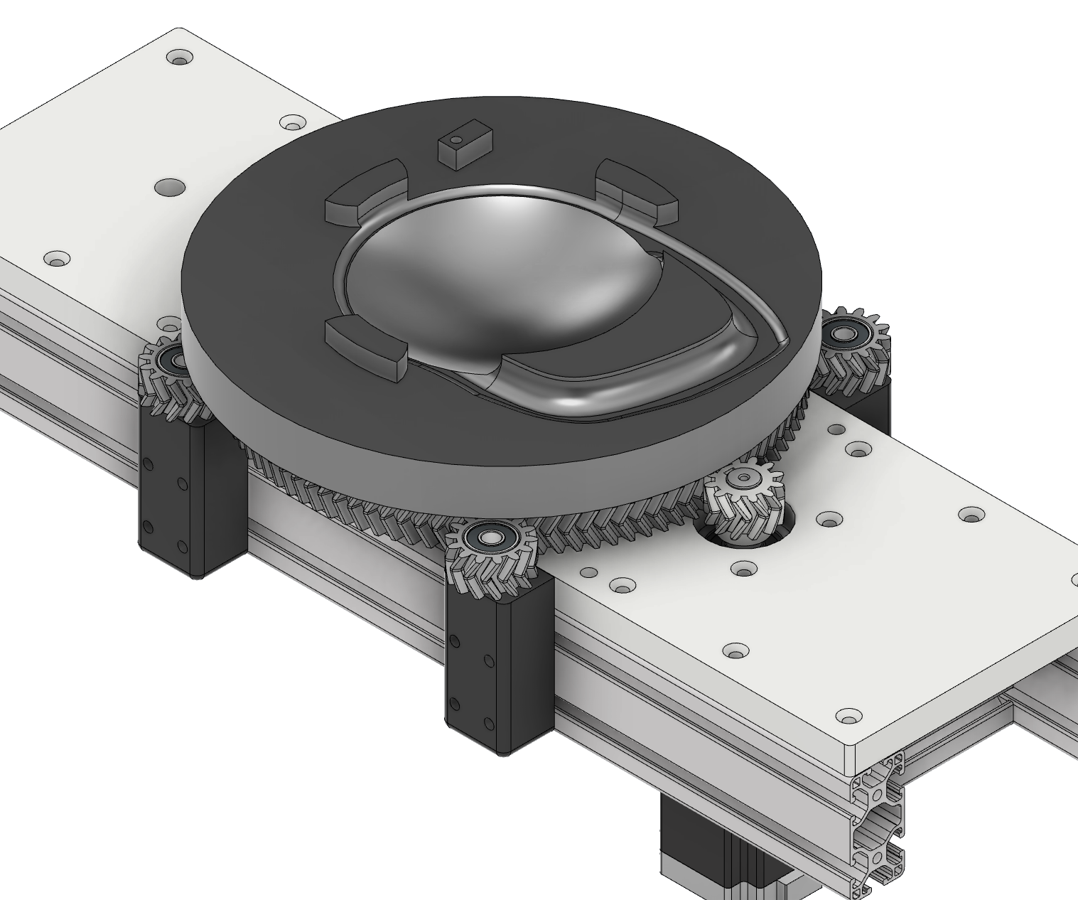 Designing an Automated Assembly Station - Part 1- Designing a CNC Turntable in Modular Assembly