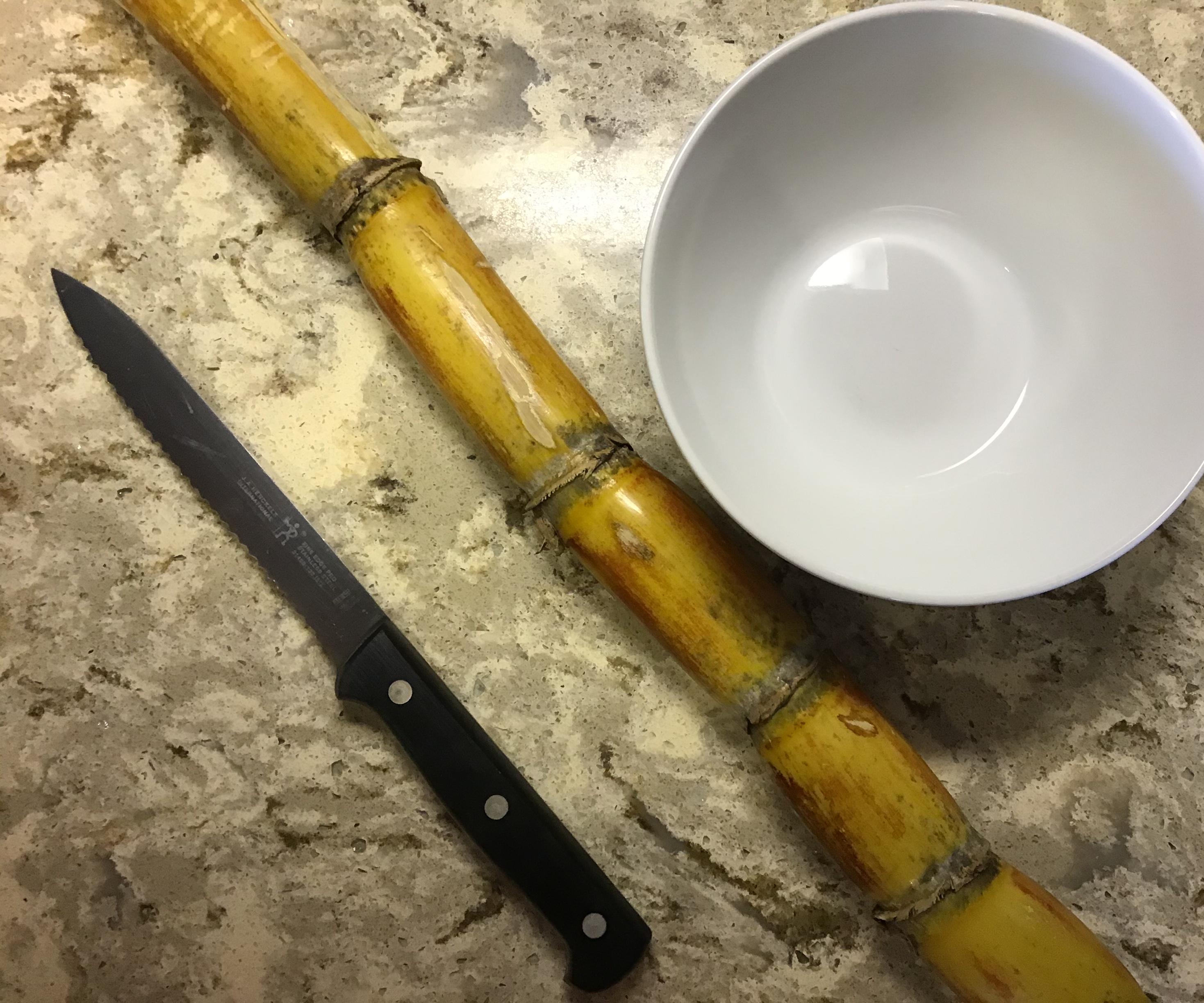 How to Prepare and Eat Raw Sugarcane!