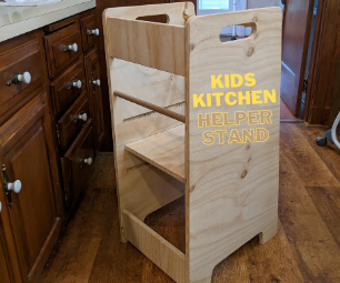 Kid's Kitchen Helper Stand