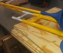 PVC Trombone With 3D Printed Bell and Mouthpiece