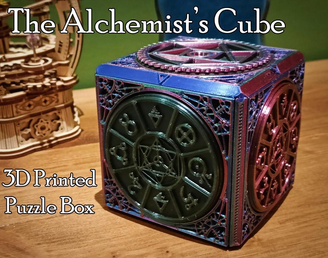 The Alchemist's Cube - a 3D Printed Puzzle Box