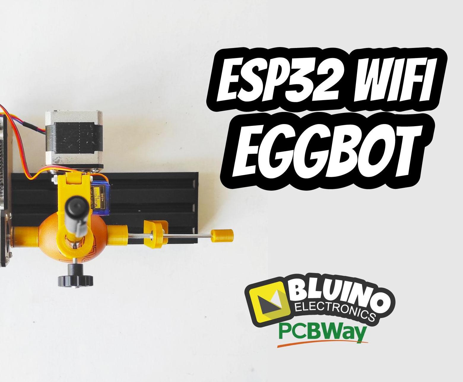 ESP32 Wifi Eggbot - Drawing Robot Plotter Pen