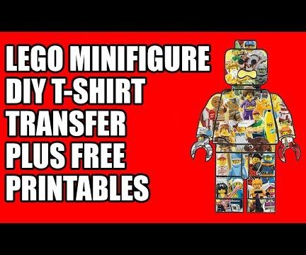 LEGO Mini-figure T-Shirt Transfer Plus Free Printables