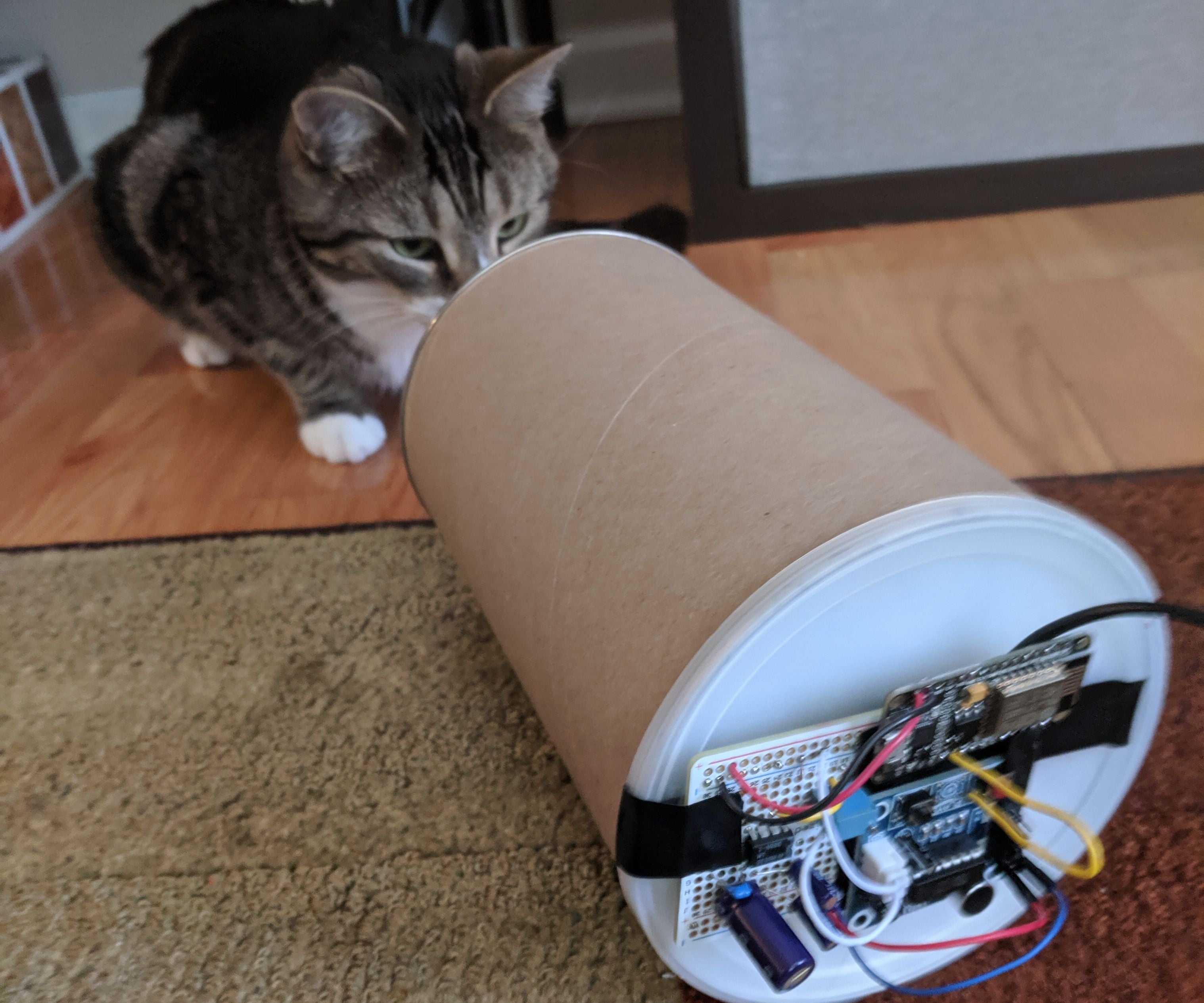 Modular Chirping Nest Toy for Cats