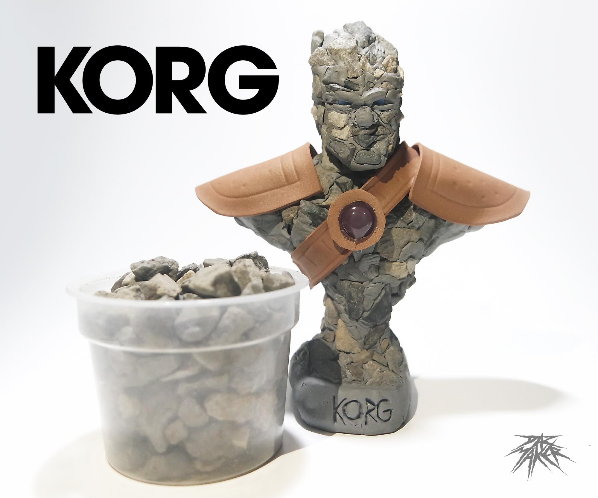 Hello My Name Is KORG and I'm Made Out of ROCKS