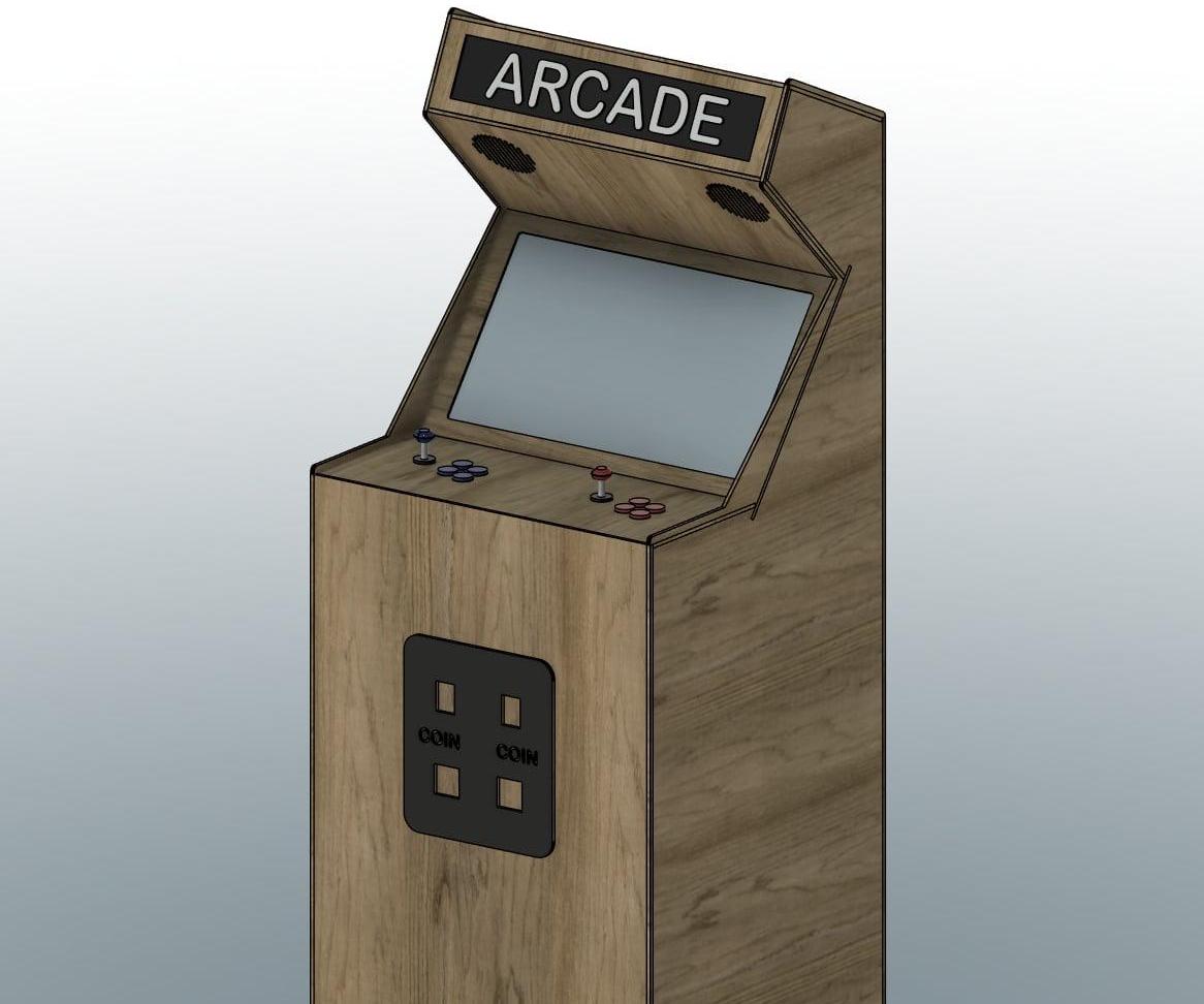 Retro Arcade Revival: a Digital Fabrication Journey in Fusion 360