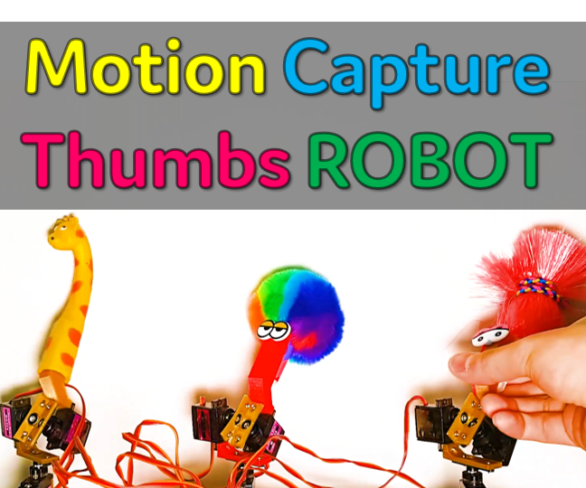 [Arduino Robot] How to Make a Motion Capture Robot | Thumbs Robot | Servo Motor | Source Code