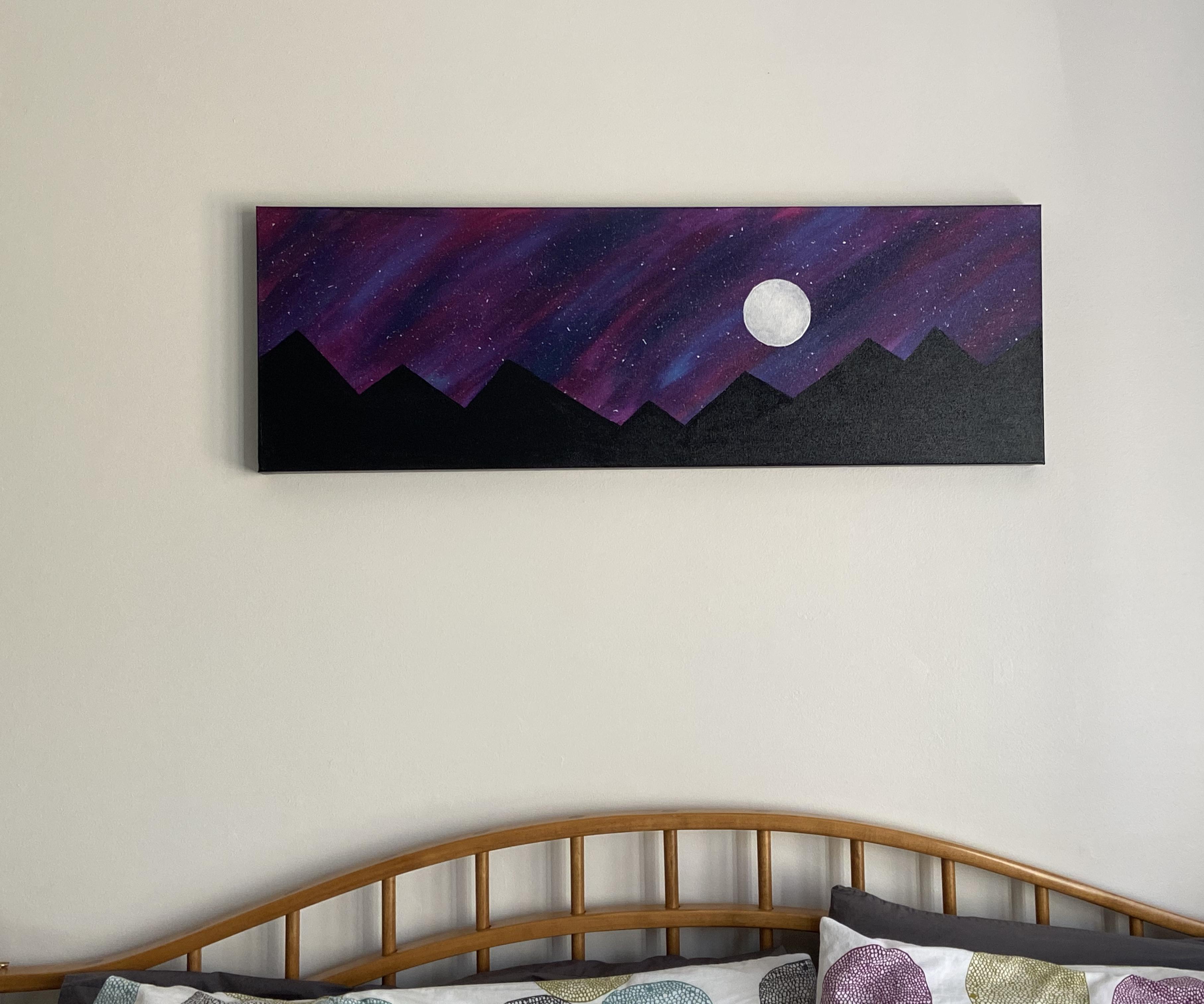 How to Paint a Galaxy and Mountains