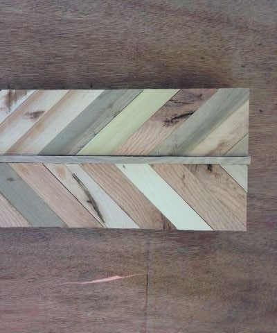 Wooden Chevron Wall Hanging