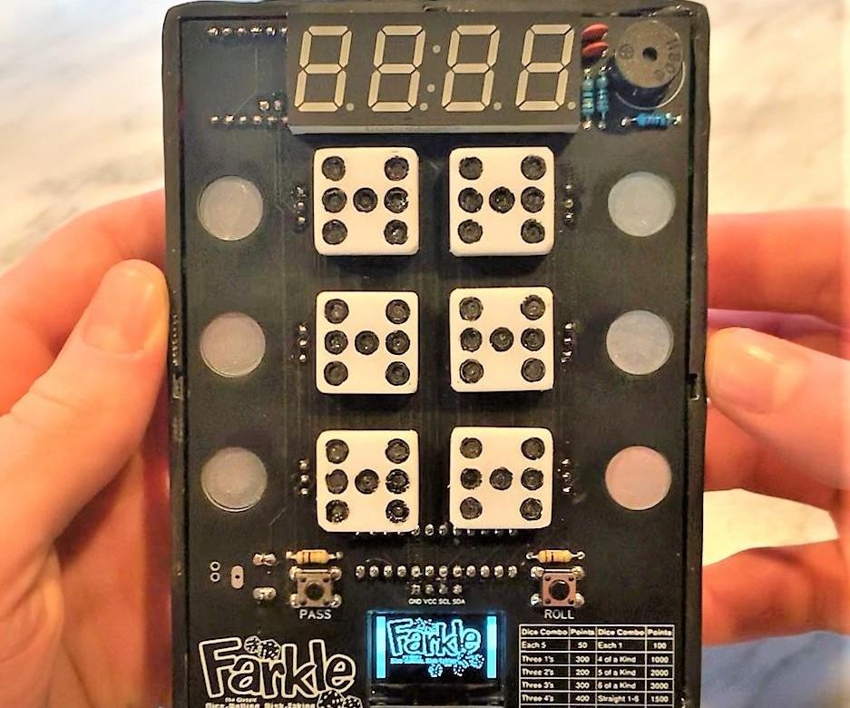 Farkle! Handheld PCB Game Console