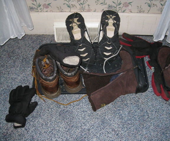 Boot and Glove Drying Rack