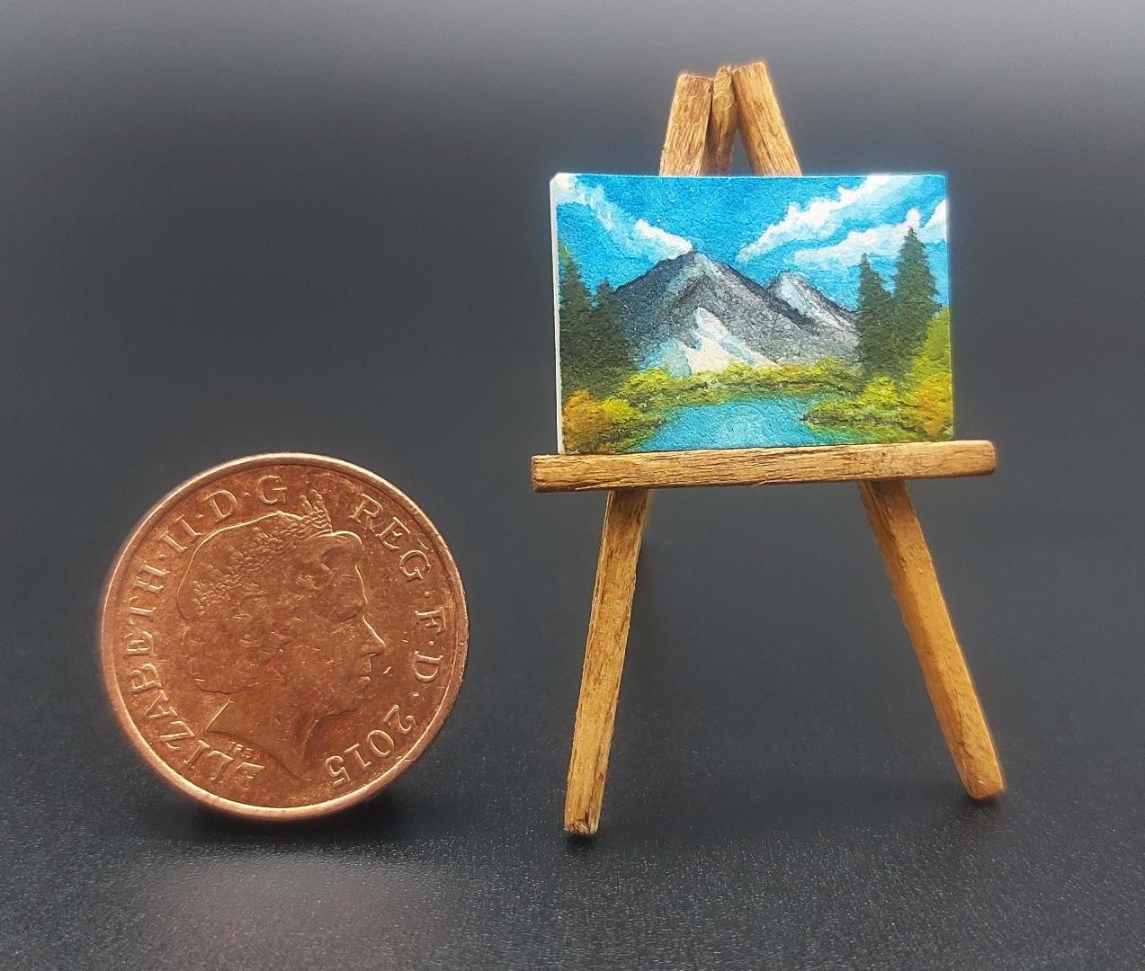 I Shrank a Bob Ross Painting (Literally)