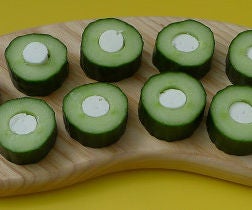 Filled Cucumber Rounds