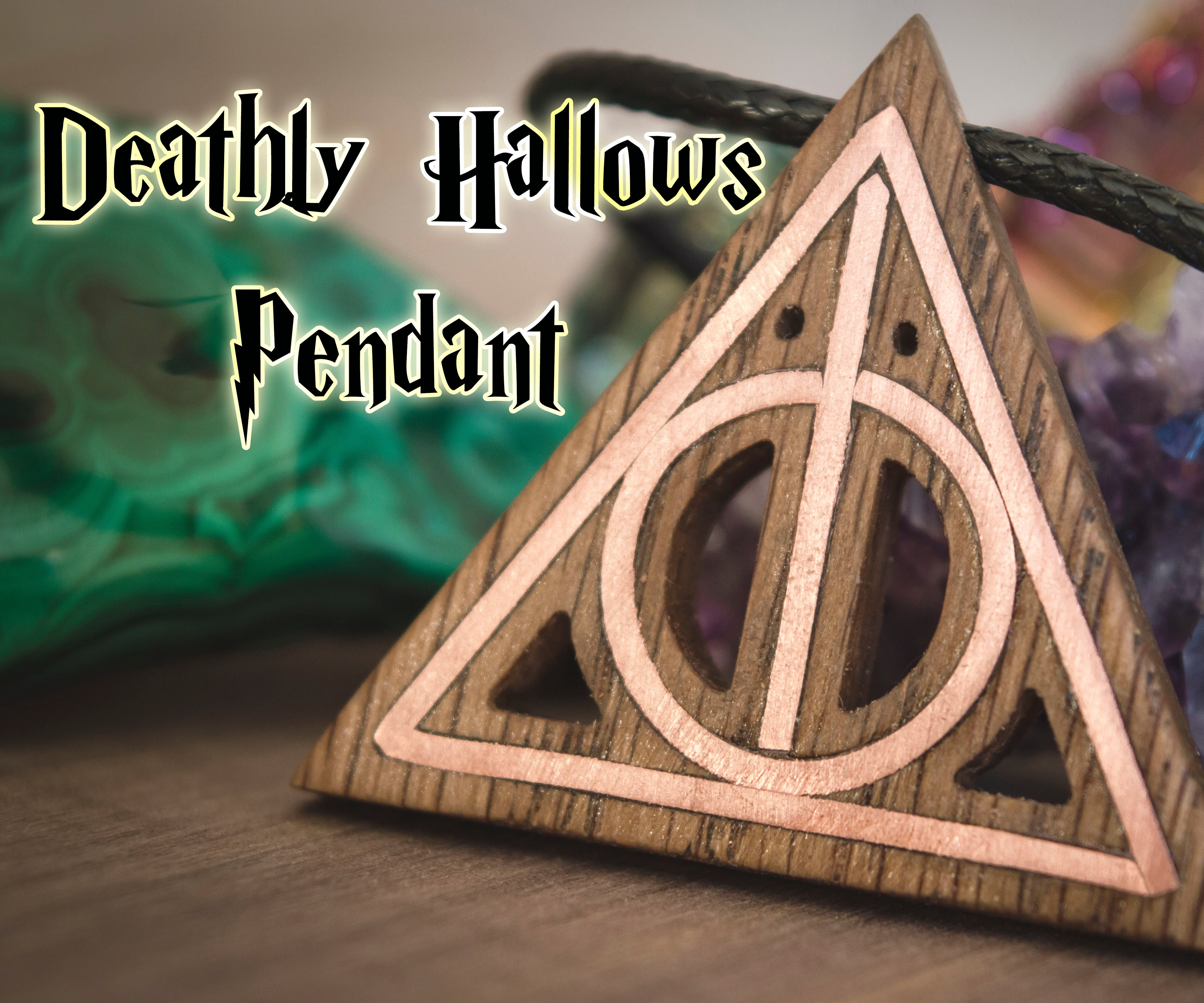 Deathly Hallows Pendant With Copper Inlay