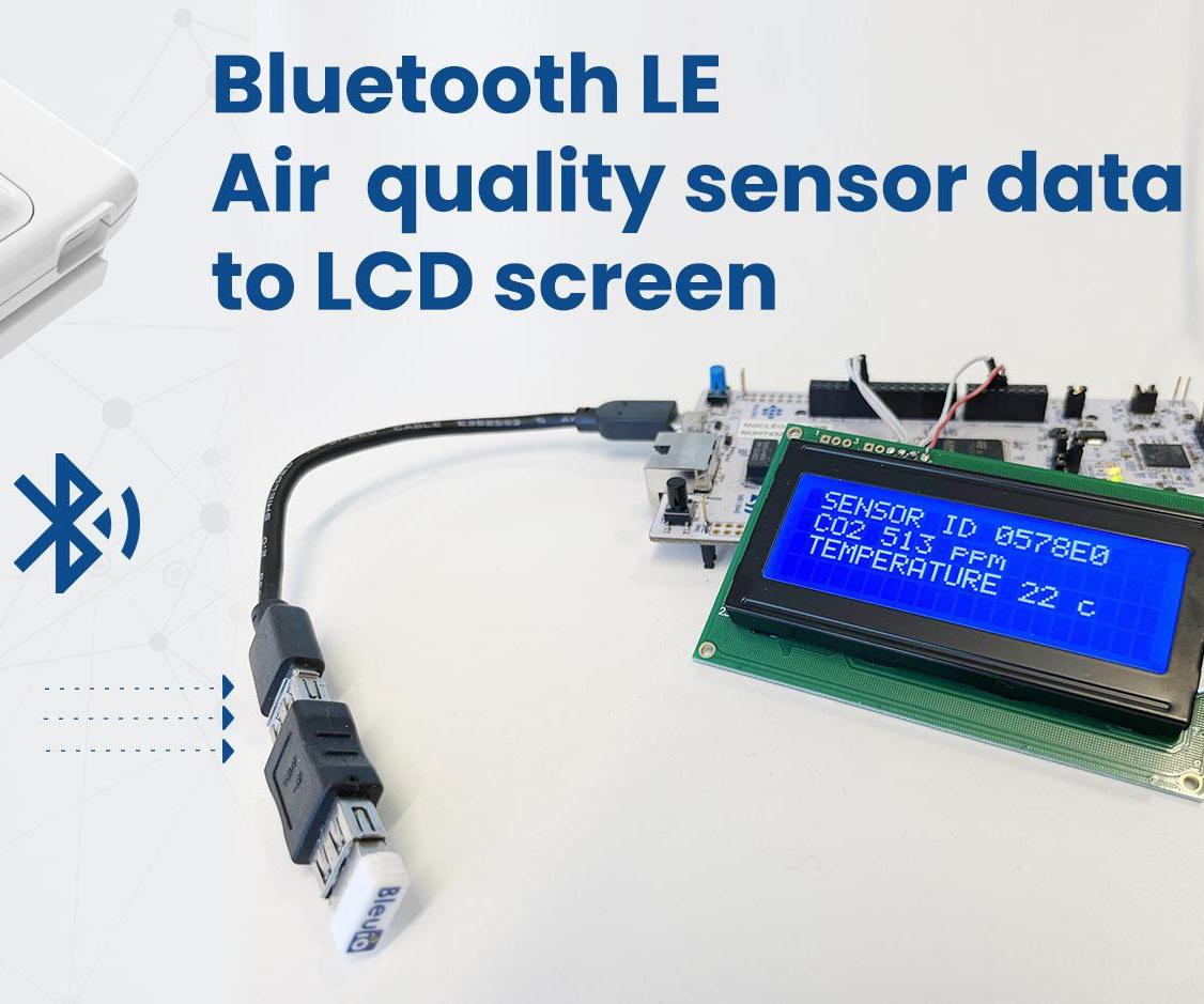 Show Bluetooth LE Sensor Readings on LCD Screen Connected to STM32