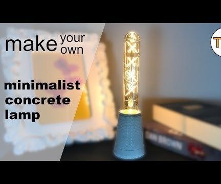 Minimalist Concrete Lamp