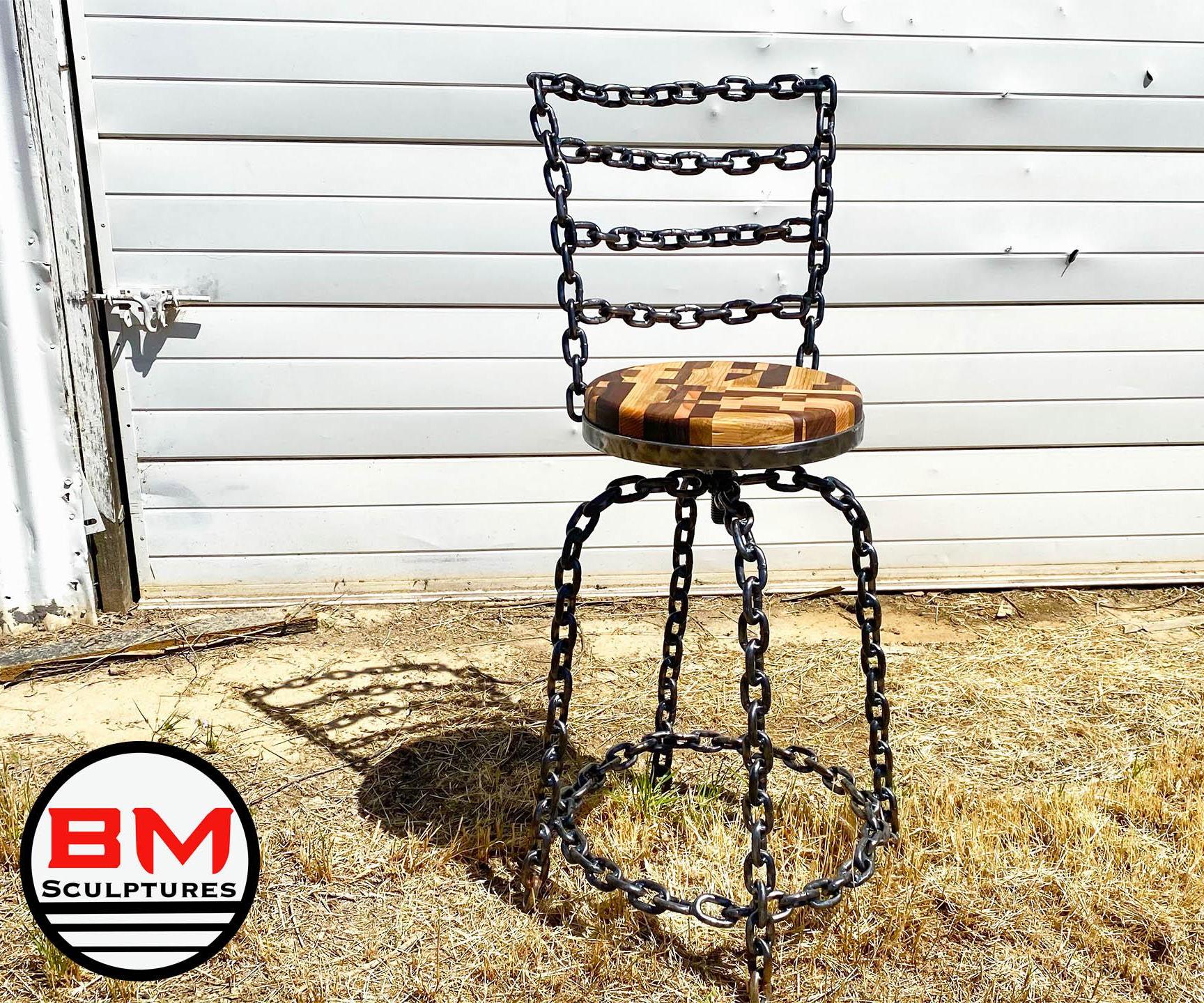 How I Made This Shop Chair Using Chain and Scrapwood