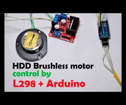 Run Brushless Motor by Arduino + L298