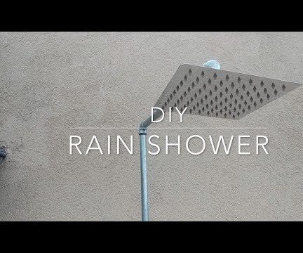 DIY Outdoor Rain Shower