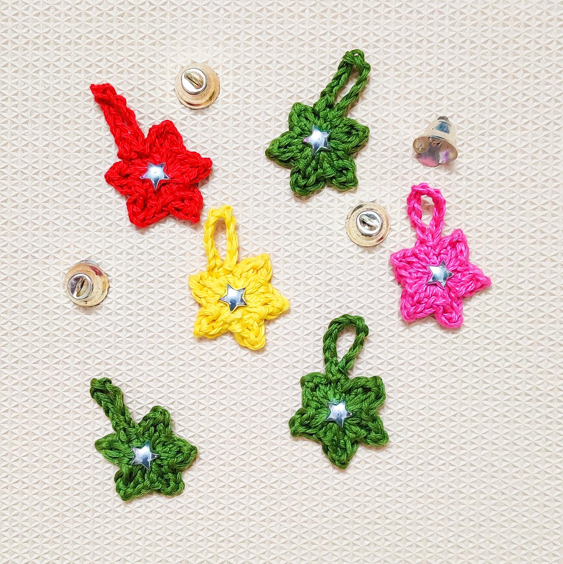 Mini Star Ornament How to Crochet a Easy Tiny Star