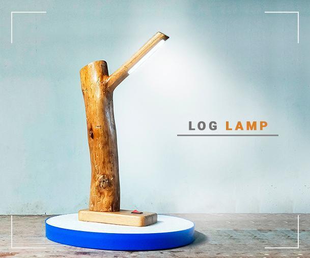 Tree LOG Lamp | Study Lamp