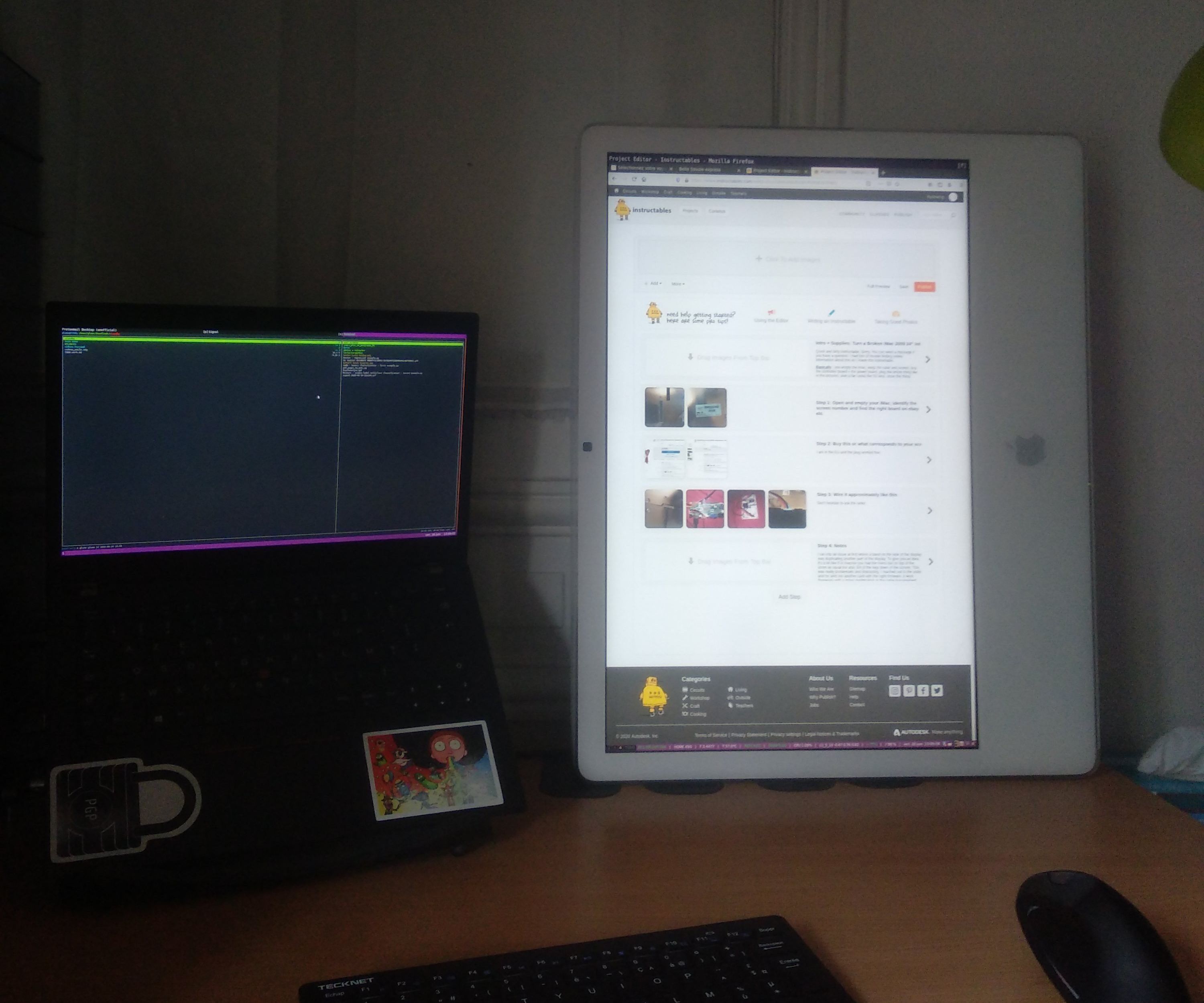 Turn a Broken IMac 2009 24 Into a Secondary Vertical Display