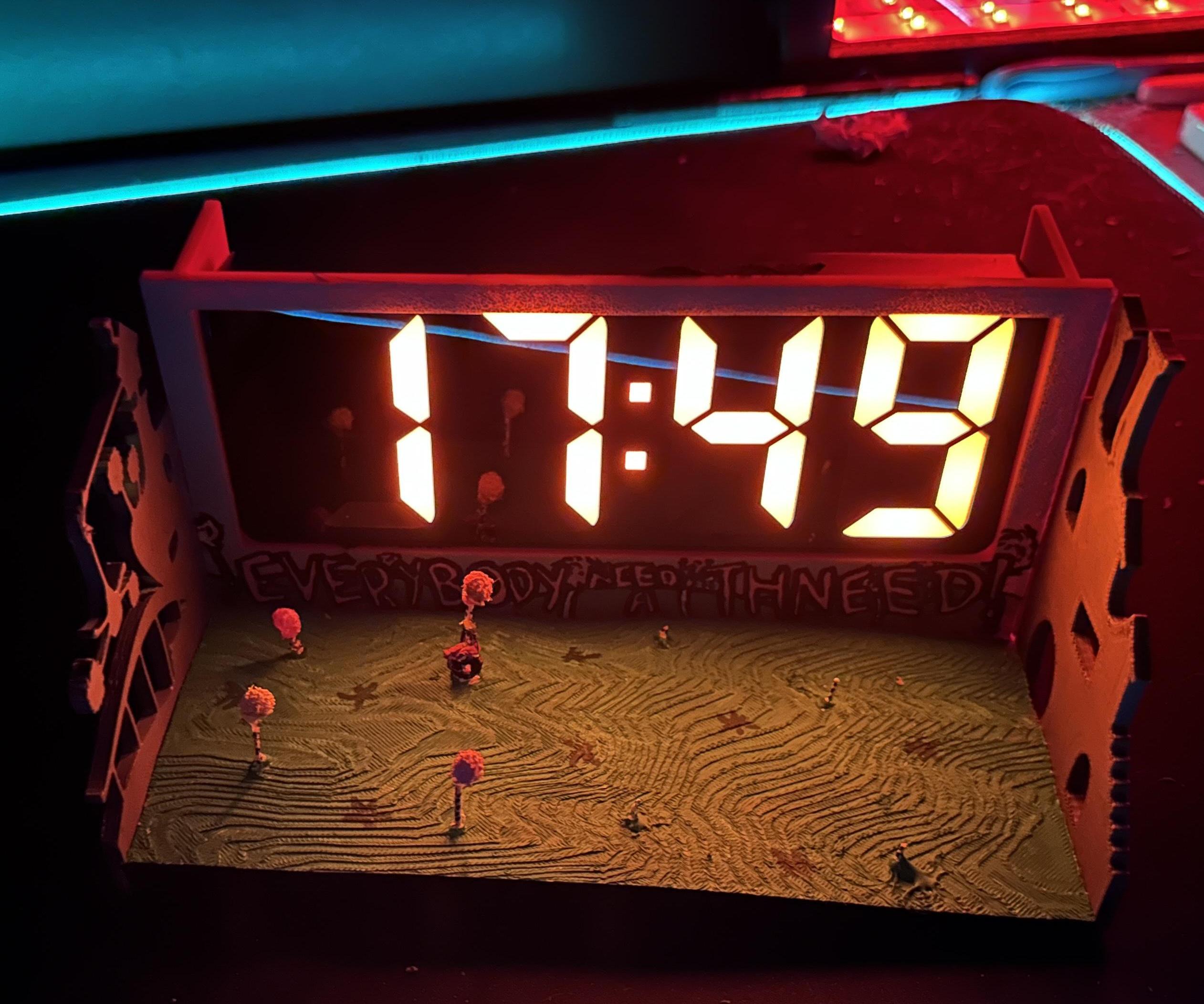 Time for a Thneed - Diorama Clock Inspired by Dr. Seuss' the Lorax