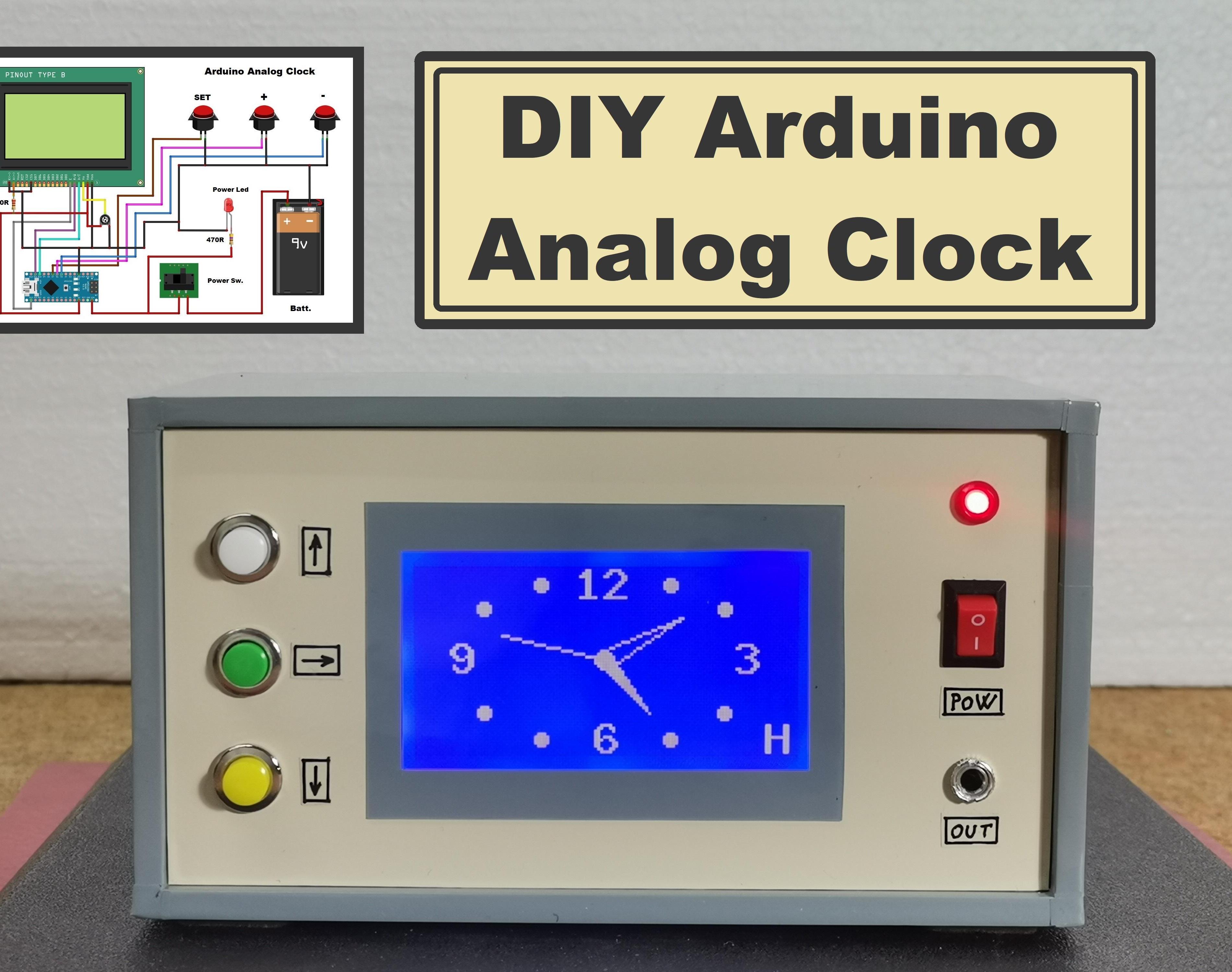 DIY Arduino Analog Clock