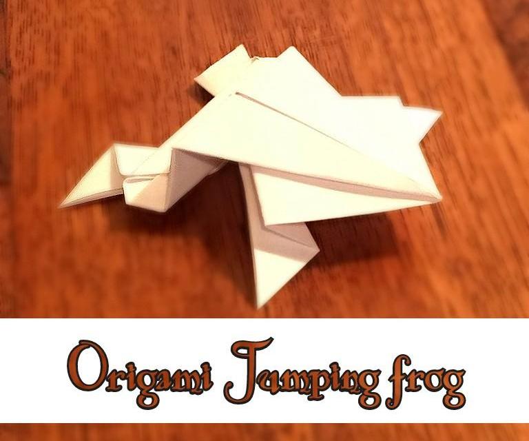 Origami Jumping Frog