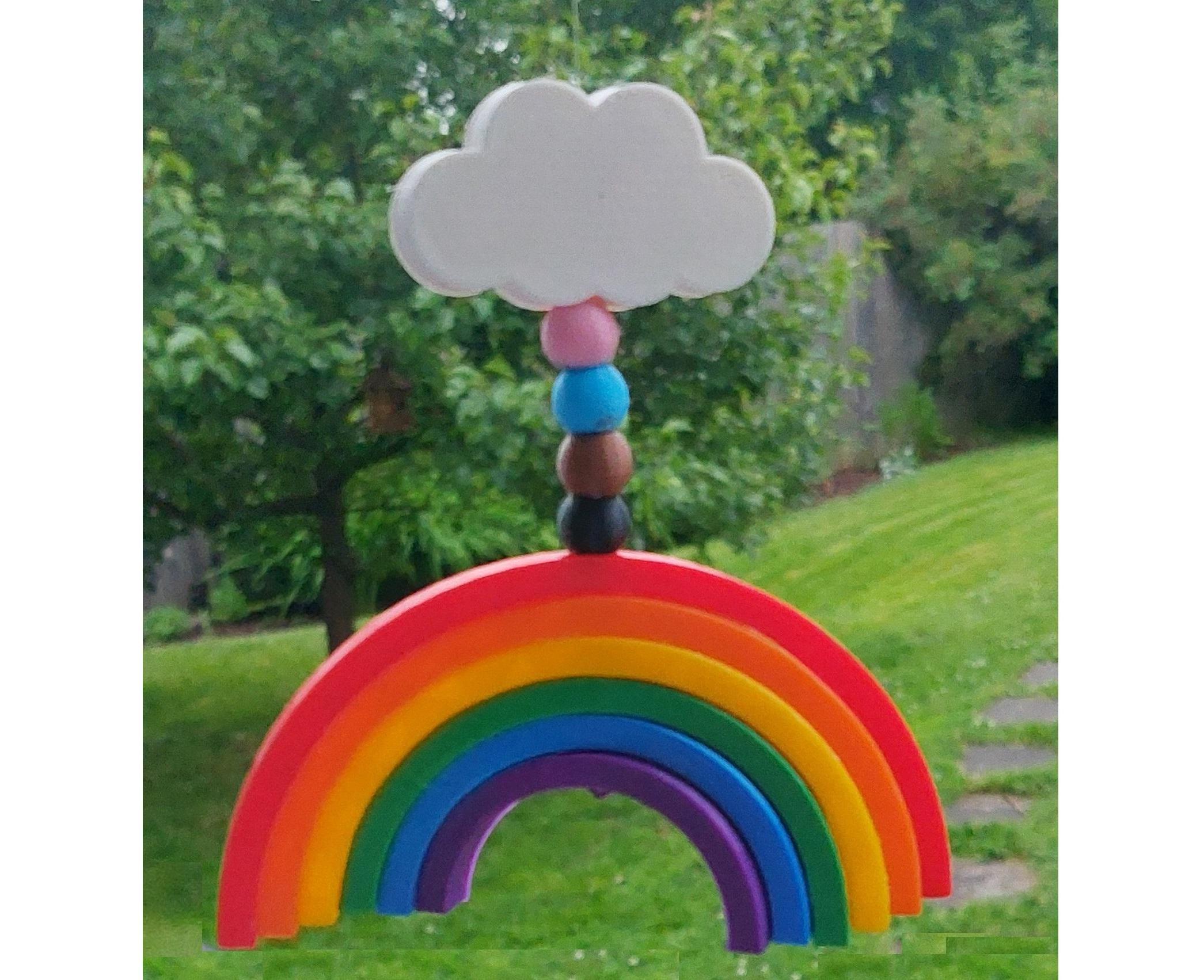 How to Make a Rainbow Mobile in TinkerCad