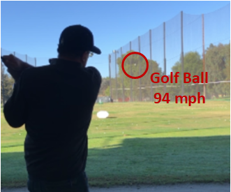 Golf Ball Speed Detector