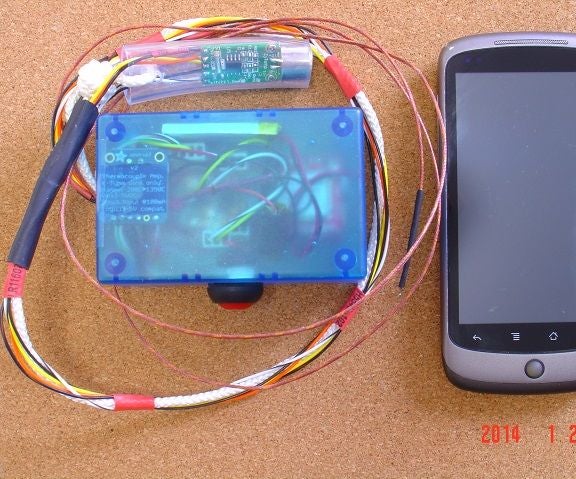 Combined IR / TypeK Android Controlled Temperature Meter