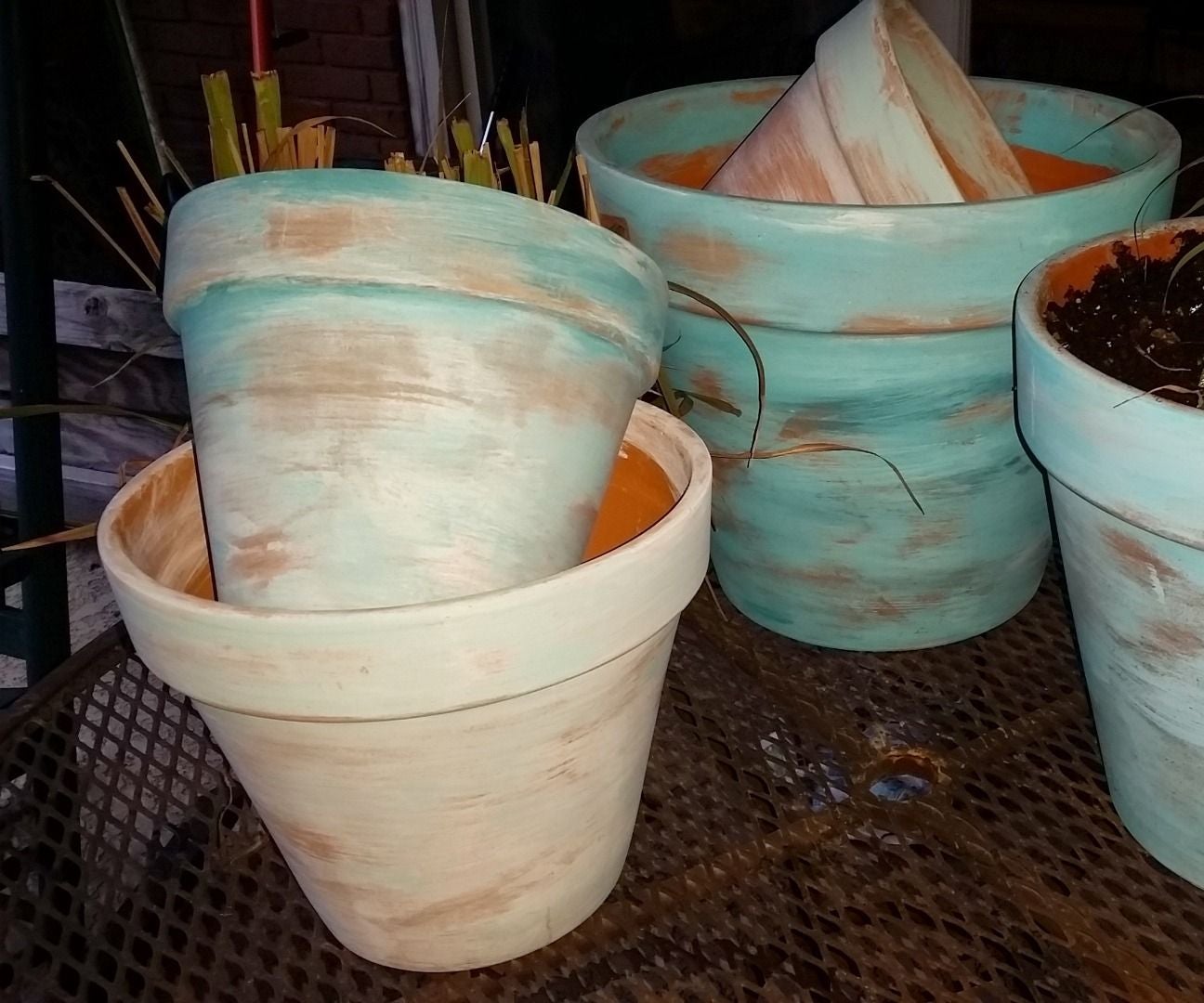 Painting Terra Cotta Pots