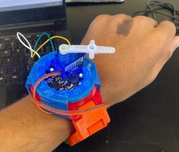 Multifunctional Watch With Circuit Playground Express (CPX) and Servo Motor