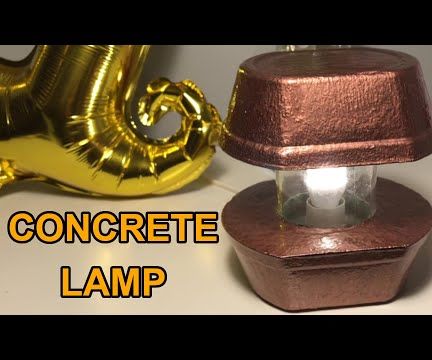 Easy Concrete Lamp