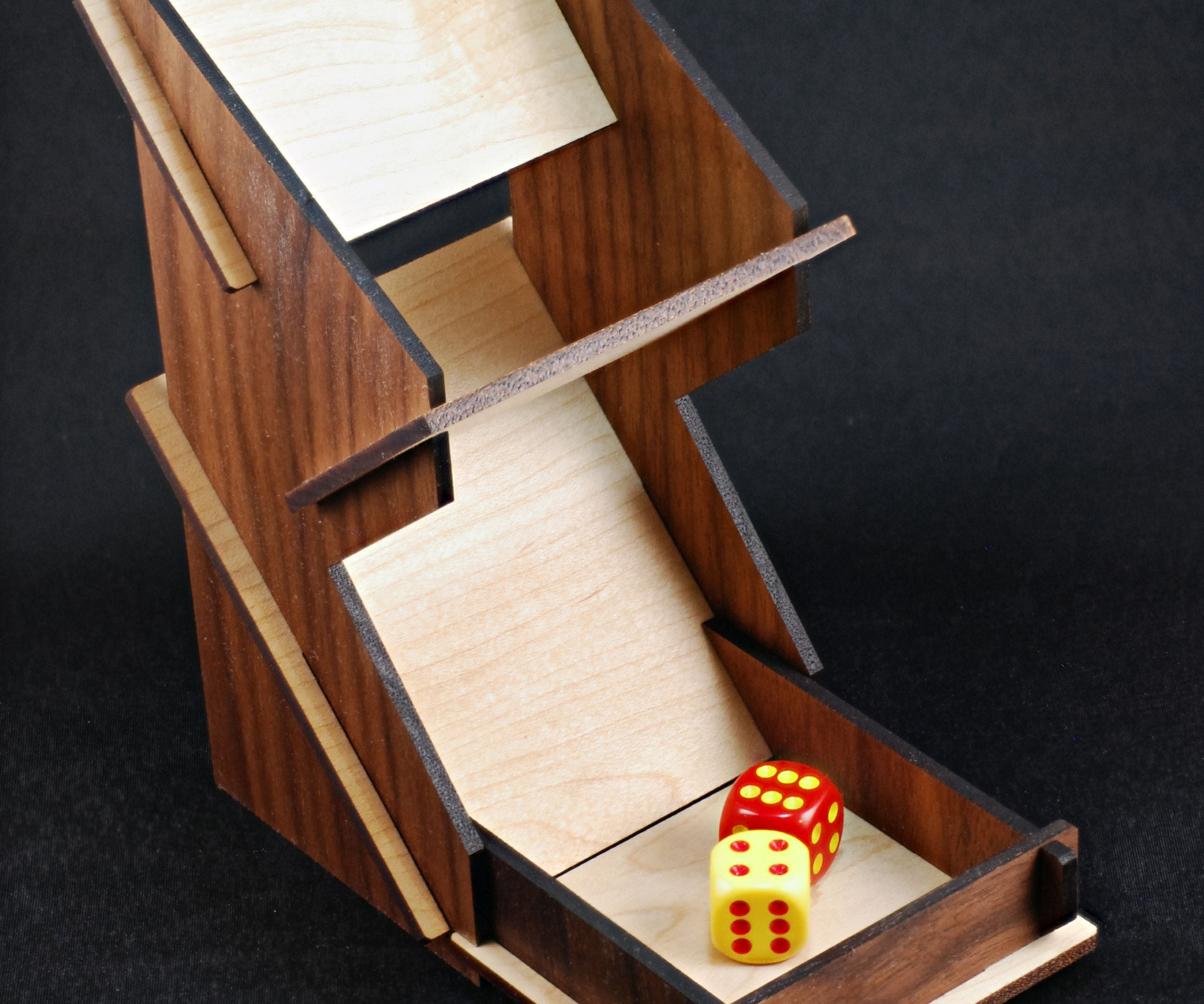 Flat-Pack Dice Tower