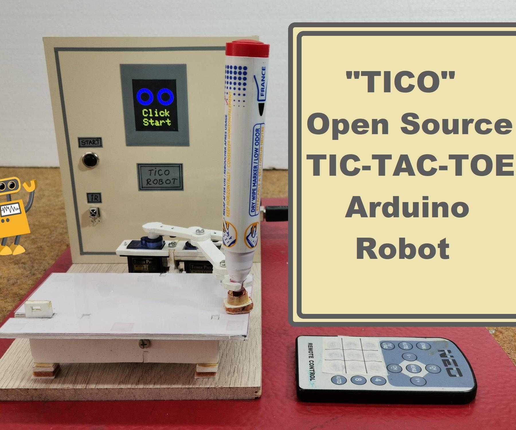 TICO Open Source Tic-Tac-Toe Arduino Robot