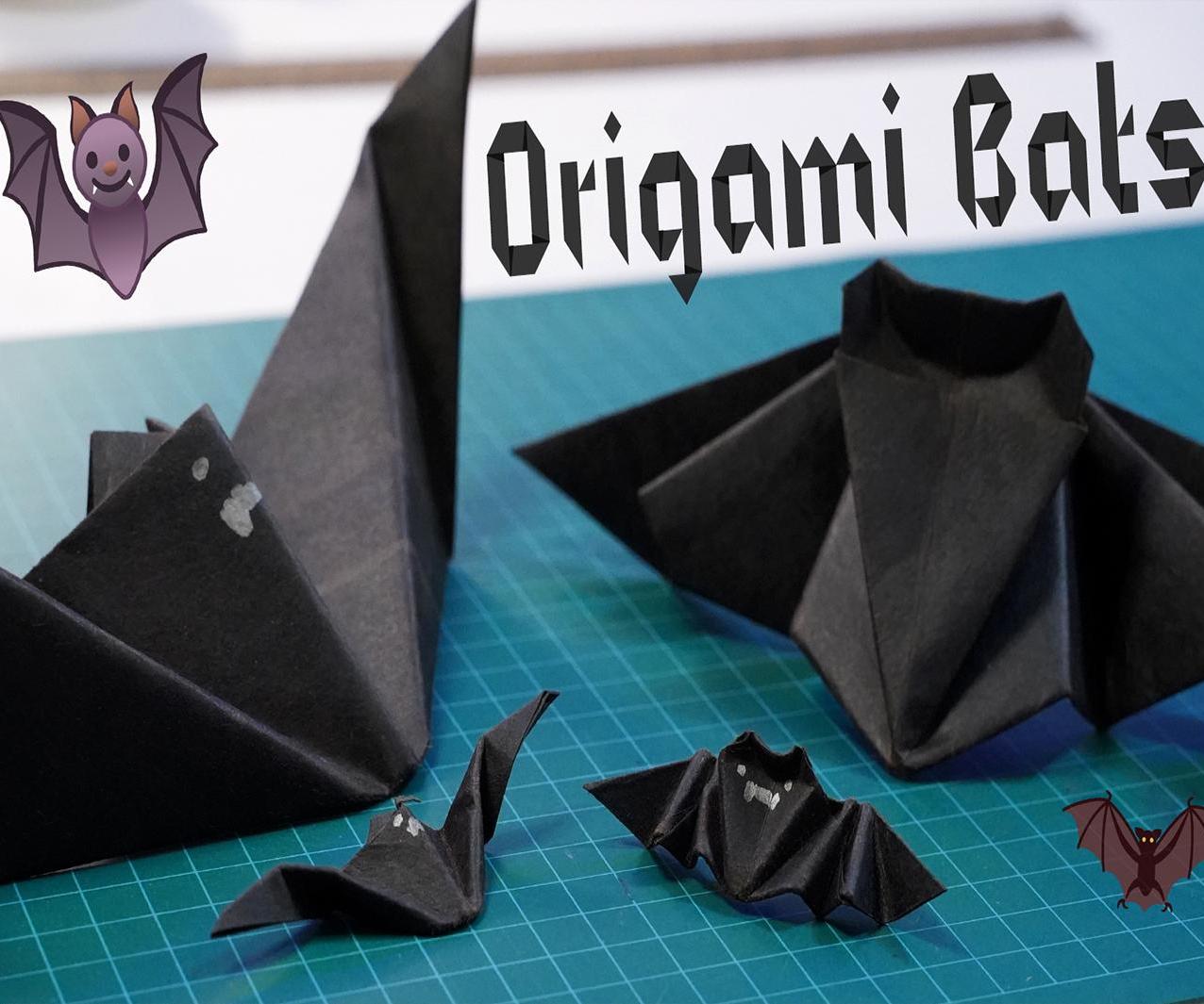 How to Make a Origami Bats