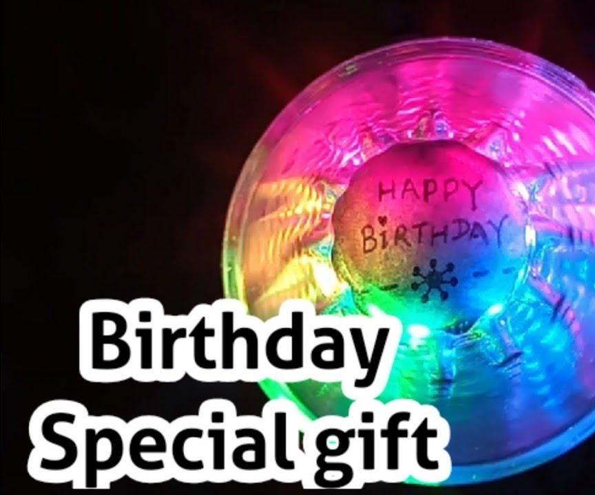 Happy Birthday RGB Rainbow Lighting Gift 
